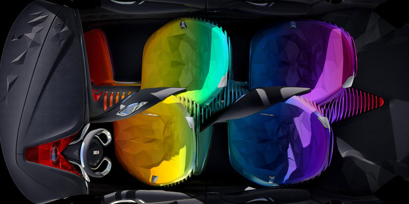 Illustration for article titled The Ten Most Ridiculous Concept Car Interiors